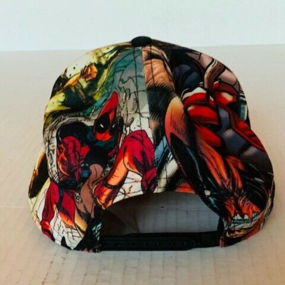 Deadpool Hat Snapback Hat Marvel Comics X-Men Wade - image 4